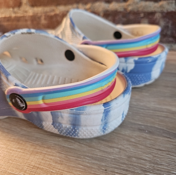 Kids Rainbow Crocs - Picture 3 of 5